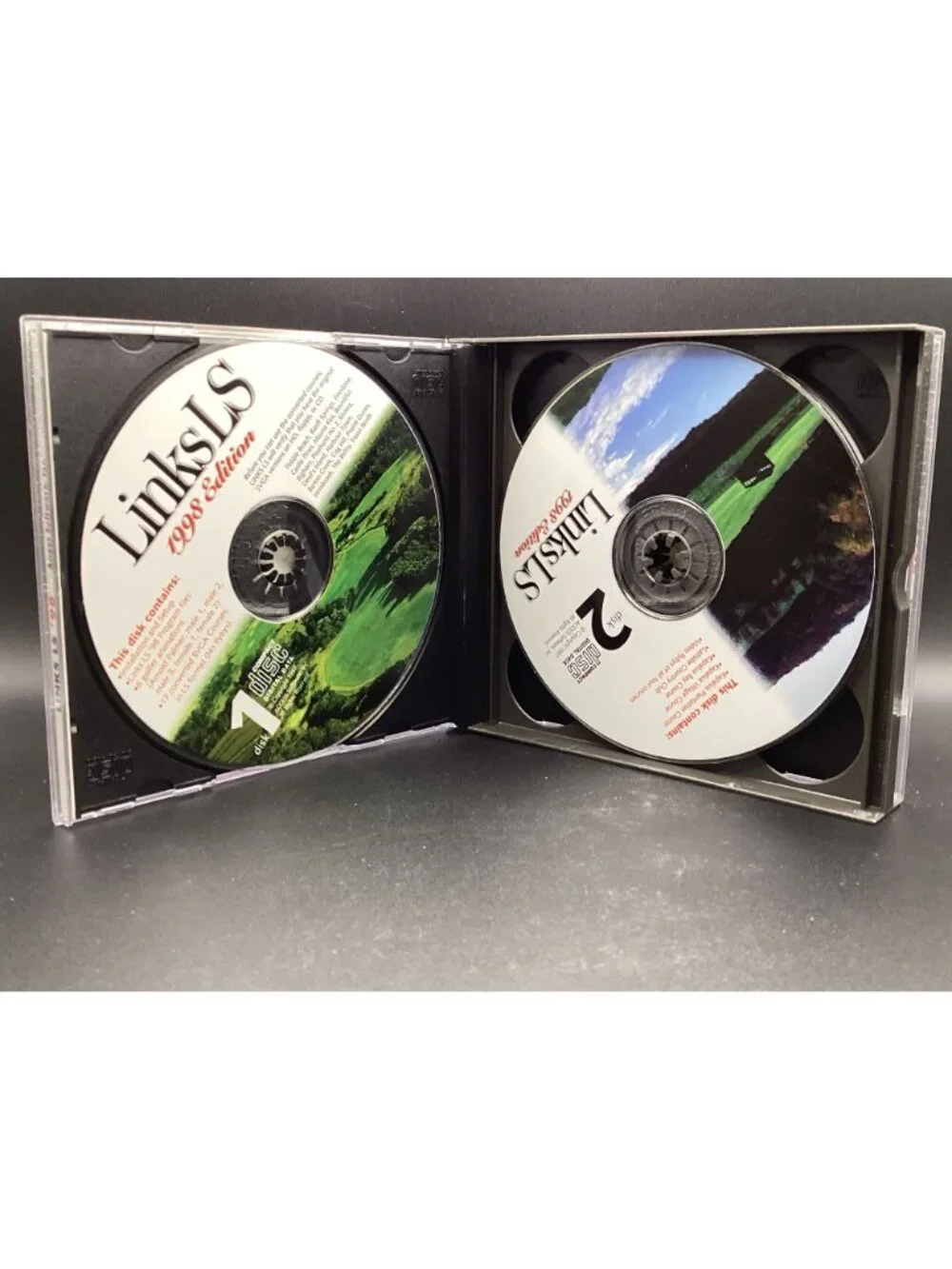 Links LS 1998 Edition Golf Computer PC Game 90s Vintage CD Rom USA Used OOP Rare